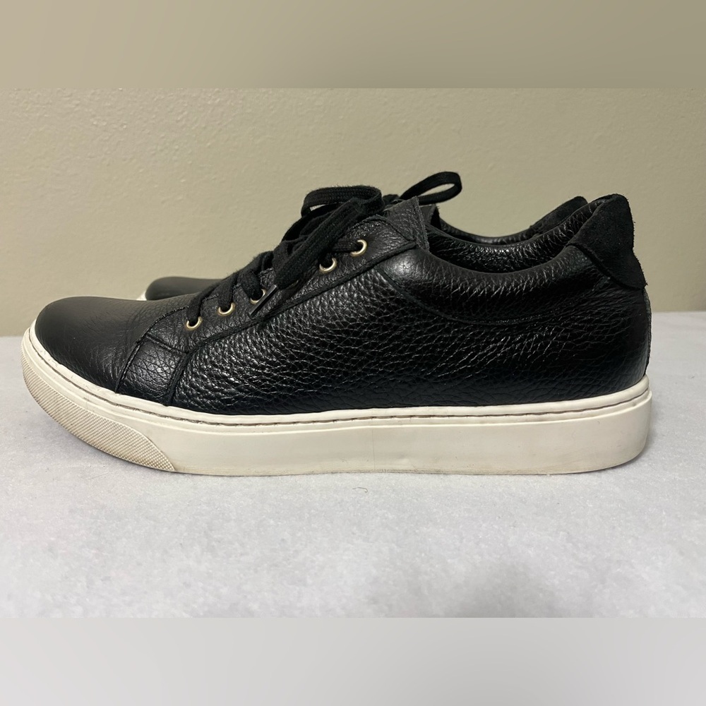 Sarah Flint Perfect Sneaker Black Leather Lace Up Shoes Women’s Size 11 EU 42 - Picture 4 of 10